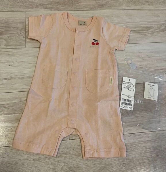 【新品未使用】プティマイン ロンパース 子供服 カバーオール ロンパース ベビー服