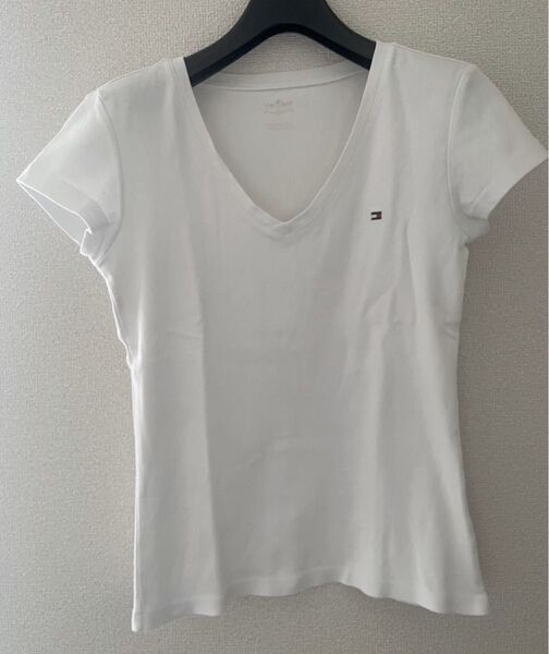 Tommy Hilfiger VネックTシャツ ホワイト