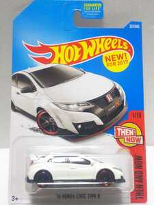 ホンダ シビック タイプR/白/ホワイト/ホットウィールHotwheels/Honda Civic TypeR/white/Type-R/FK2/#17