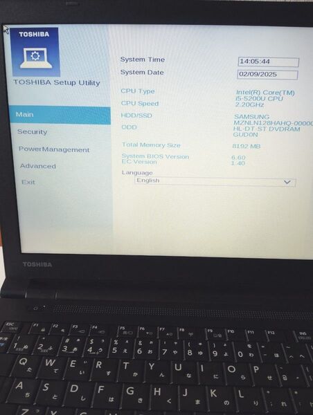 dynabook b35 core i5 5200uノートパソコン