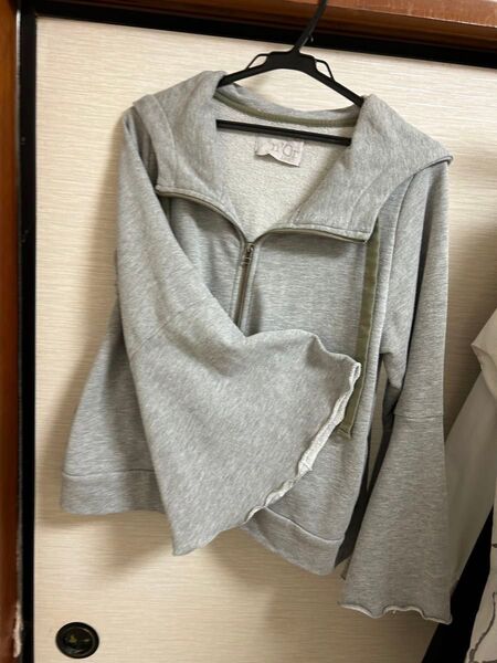 パーカー スウェット フレア フード付き n'Or ノアール