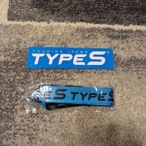 TYPE S ロゴステッカー ストラップセット