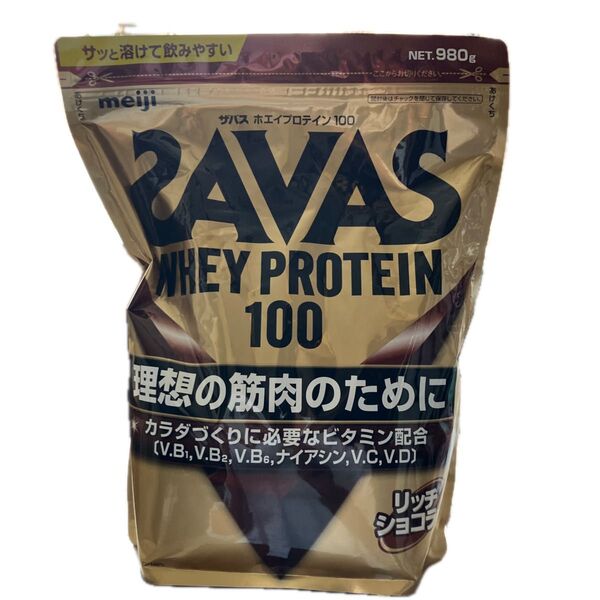 SAVAS ホエイプロテイン100 リッチショコラ味 賞味期限2026年11月