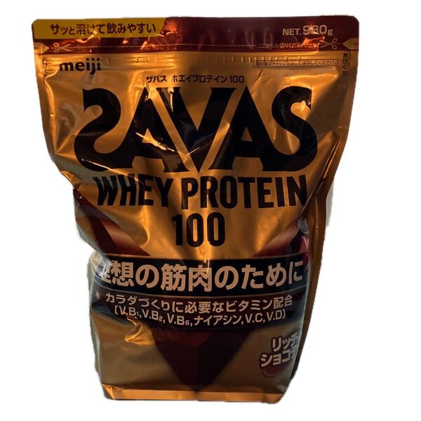 SAVAS ホエイプロテイン100 リッチショコラ味 明治