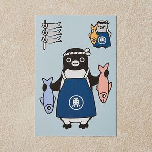Suicaのペンギン ポストカード 魚屋