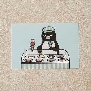 Suicaのペンギン ポストカード アイスクリームshop