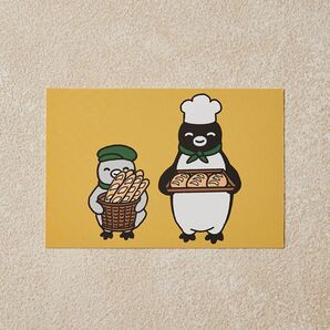 Suicaのペンギン ポストカード パン屋
