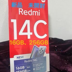 【新品未開封 】Redmi 14C upto16GB / 256GB Midnight Black