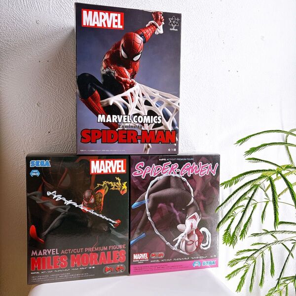 スパイダーマン フィギュア 3種セット マーベル MARVEL