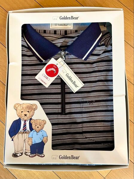 Golden Bear ボーダー柄半袖シャツ Mサイズ 新品未使用