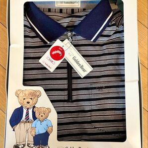 Golden Bear ボーダー柄半袖シャツ Lサイズ 新品未使用