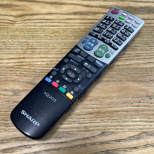 SHARP シャープ AQUOS テレビリモコン GA842WJSA