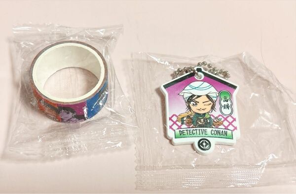 くら寿司 名探偵コナン ビッくらポン ラバーキーホルダー 諸伏高明 マスキングテープ マステ 2個セット