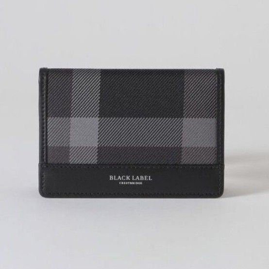 【新品】ブラックレーベルクレストブリッジ カードケース 名刺入れ 黒 324