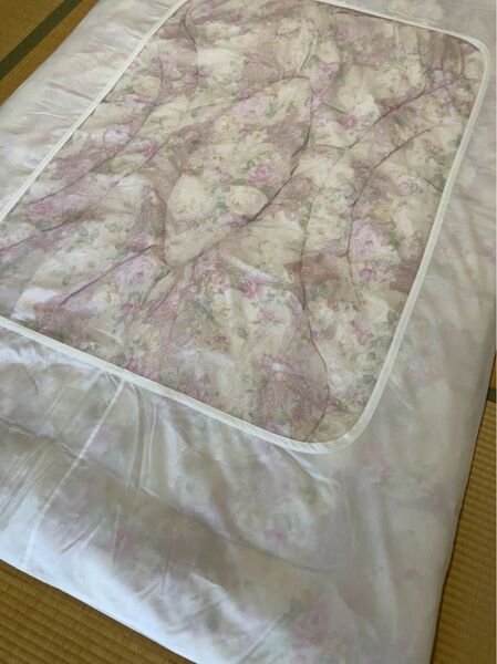 掛け布団 ピンク 花柄 150×210 SL 西川 日本製