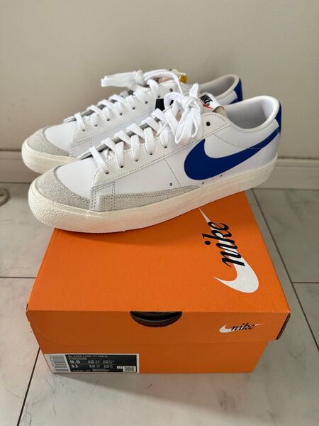 NIKE ブレーザーLow '77 ヴィンテージ 27.5cm ホワイト/ブルー