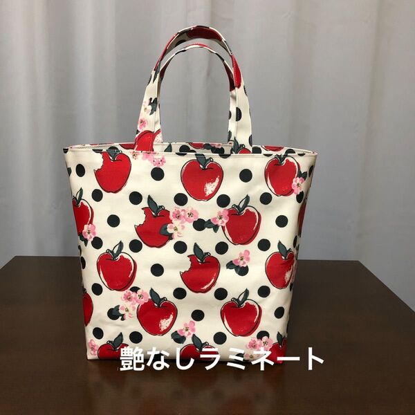 ハンドメイド 艶なしラミネート見返しトートバッグ(キャスキッドソン)