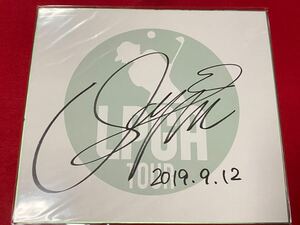 Art hand Auction JLPGA 高橋彩華 直筆サインLPGA TOURオリジナル色紙, スポーツ別, ゴルフ, その他