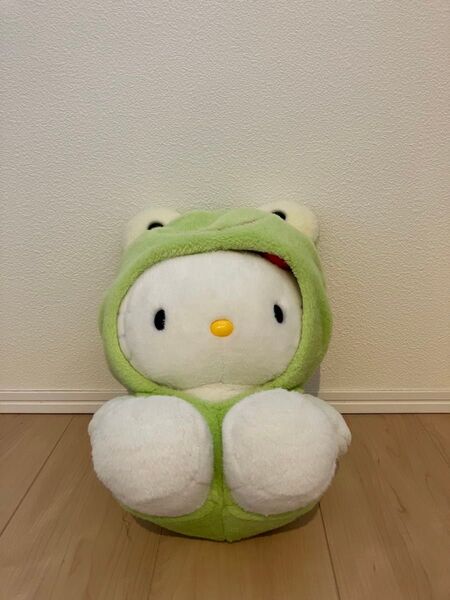 キティ レトロ ぬいぐるみ カエル