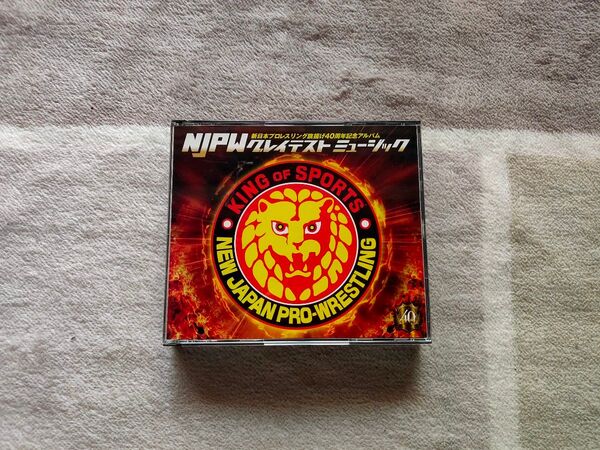 中古 NJPWグレイテストミュージック 新日本プロレスリング旗揚げ40周年記念アルバム