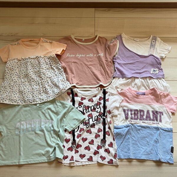 tシャツ 半袖 110センチ まとめ売り 12枚セット 保育着 半袖Tシャツ キッズ 女の子