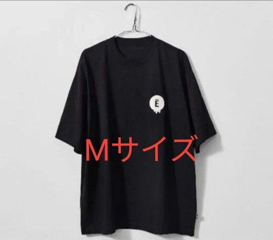 ennoy Tシャツ CIRCLE DRIP T-SHIRT (BLACK)