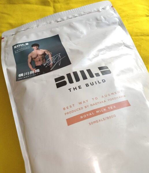 【900g】THE.BUILD.WPI★横川尚隆監修*アルプロンプロテイン《ロイヤルミルクティー風味》賞味期限(2025・12)