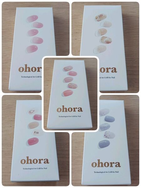 オホーラ ohora ジェルネイルシール 5種セット