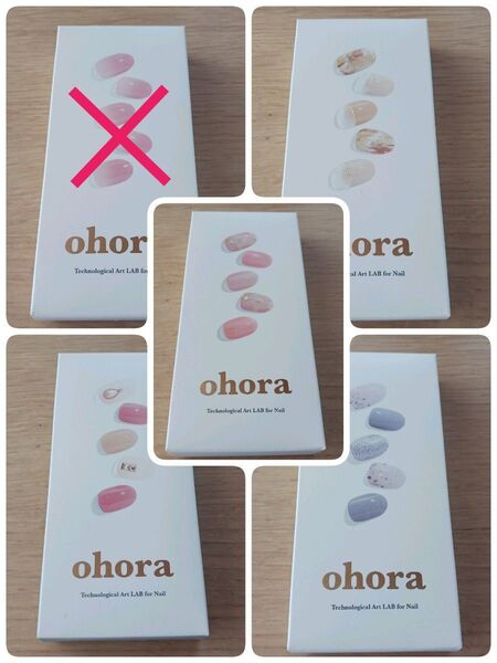 オホーラ ohora ジェルネイルシール 4種セット