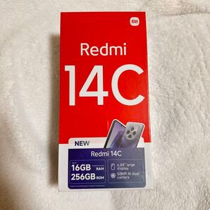 新品 Redmi 14C 8/256GB Midnight Black SIMフリーXiaomi
