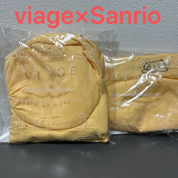 viage×サンリオ ナイトブラ(M/L)&ショーツ(M)