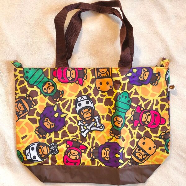 アベイシングエイプBAPE KIDS大マザーバッグ トートバッグmook
