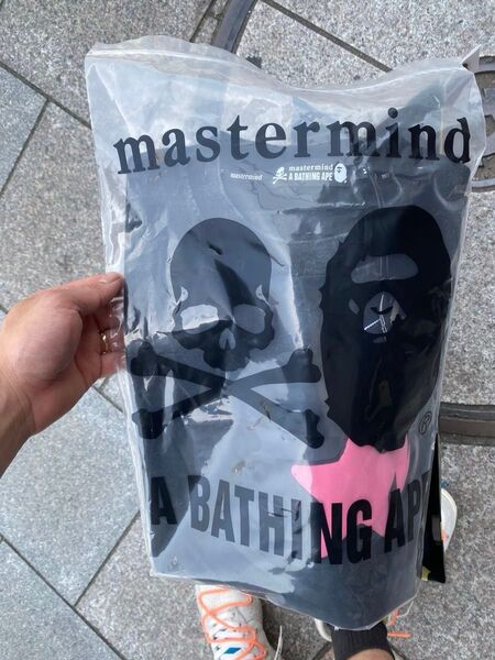 A BATHING APE x mastermind JAPAN Garment Dye Logo Relaxed Fit Tee
