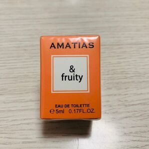 AMATIAS fruity 香水 オードトワレ 新品未開封 香水ミニチュア お試し
