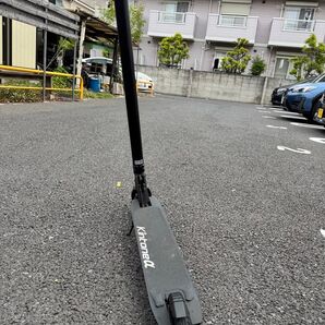 【公道走行不可】電動キックボード Kintone α キントーン アルファ 黒色