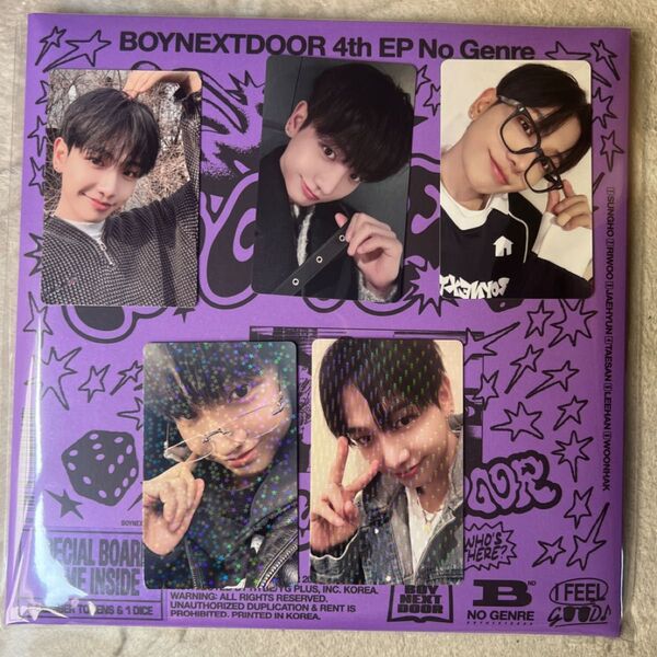 BOYNEXTDOOR NO GENRE board game ver. ジェヒョン UMS weverse 特典付き