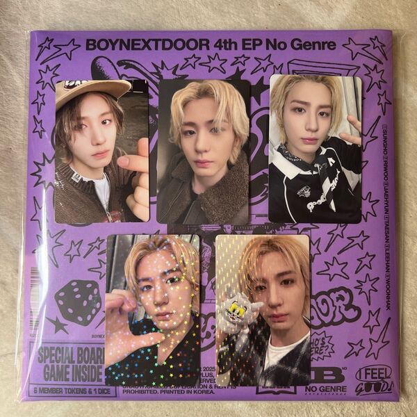 BOYNEXTDOOR NO GENRE board game ver. イハン UMS weverse 特典付き