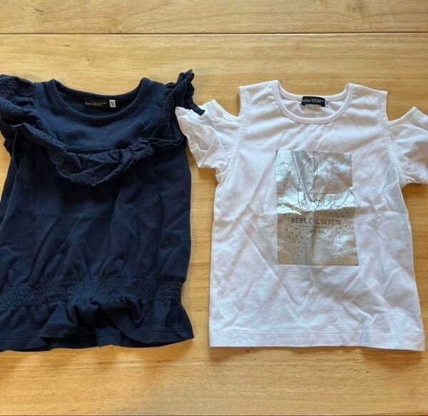 BeBe Tシャツセット 半袖 110cm トップス 半袖Tシャツ