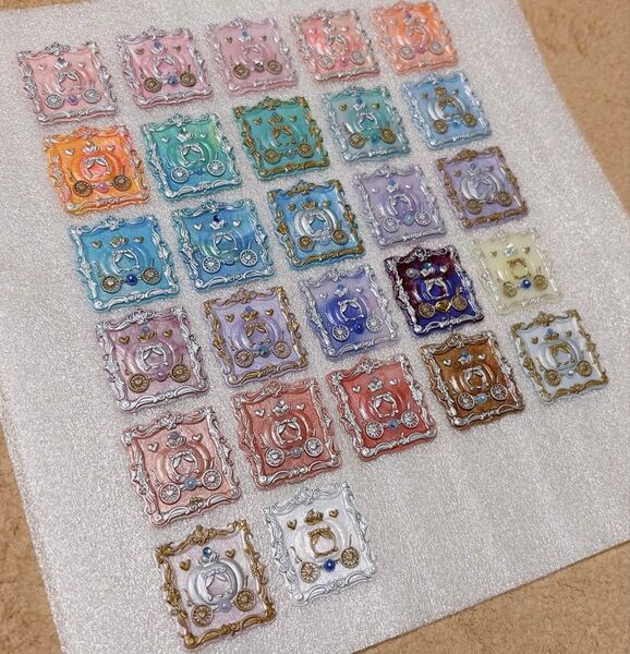 シーリングスタンプシール シーリングワックス 封蝋 馬車 27枚 ハンドメイド コラージュ