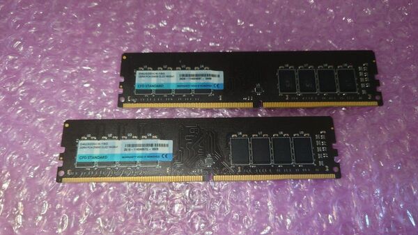 CFD製 DDR4-3200 16GB×2 デスクトップ用メモリ 動作確認済み W4U3200CS-16G