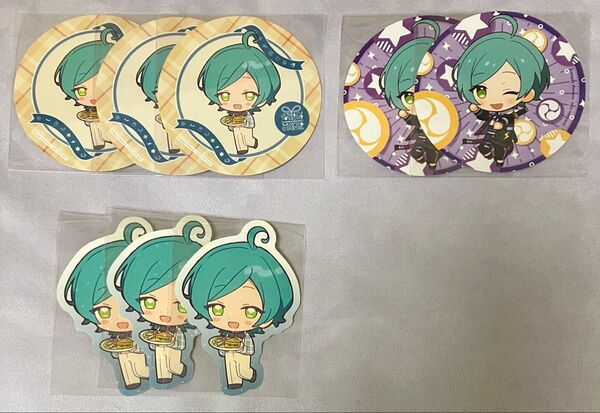 あんスタ アニカフェ コースター ステッカー 深海奏汰
