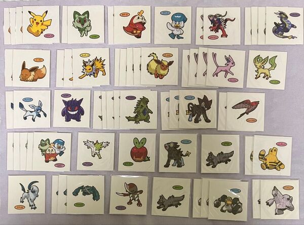 ポケモンパン デコキャラシール ③