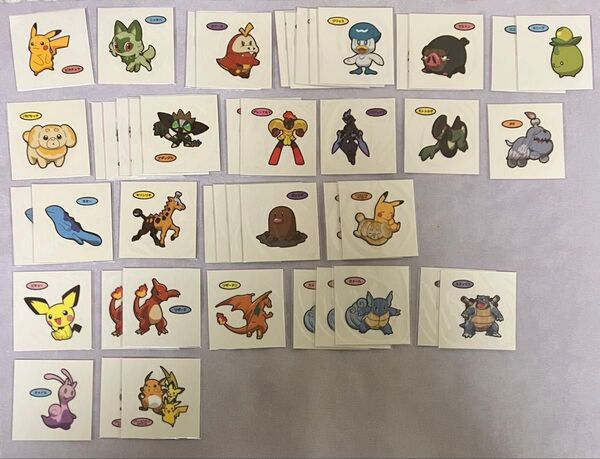 ポケモンパン デコキャラシール ①