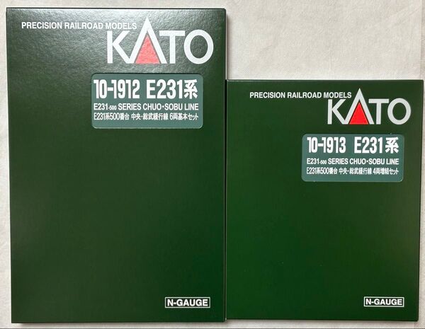 KATO 10-1912,10-1913 E231系500番台 中央・総武緩行線