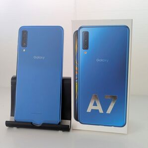 Galaxy A7 6インチ メモリー4GB ストレージ64GB ブルー 楽天モバイル