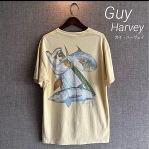 Guy harvey ガイ・ハーヴェイ ポケットTee 古着