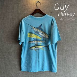 Guy harvey ガイ・ハーヴェイ ポケットTee 古着