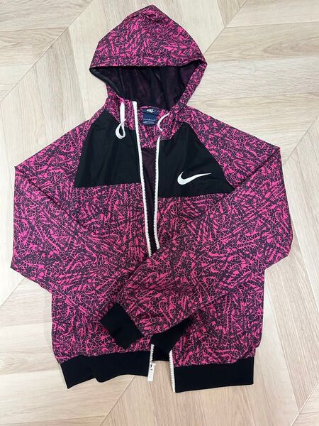 ナイキ NIKE ナイロンジャケット L ピンク スポーツウェア トレーニングウェア
