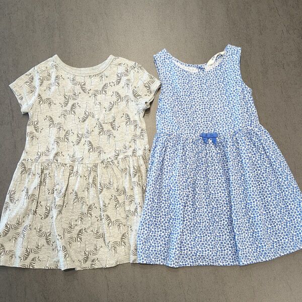 ワンピース ノースリーブ 半袖 H&M ネクスト 104 110