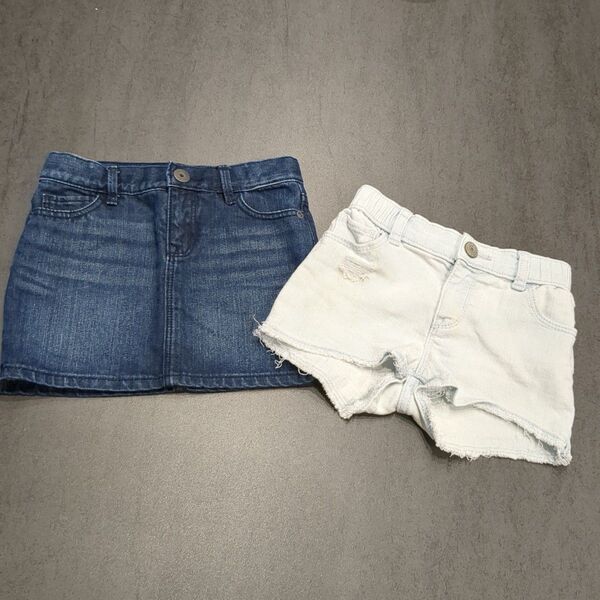 GAP デニム スカート ショートパンツ 100 105